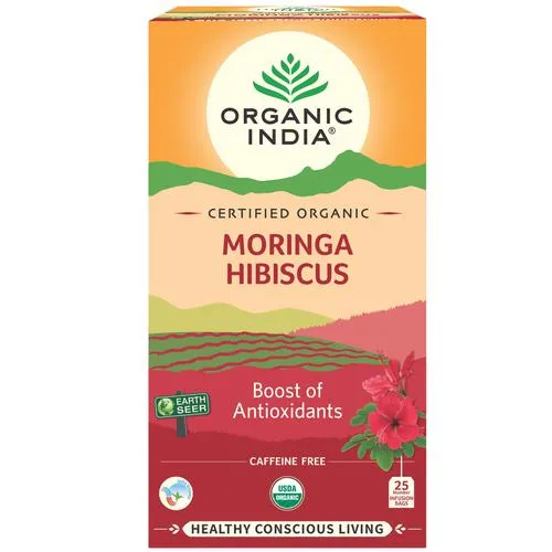 Organic India Moringa Hibiscus Tea