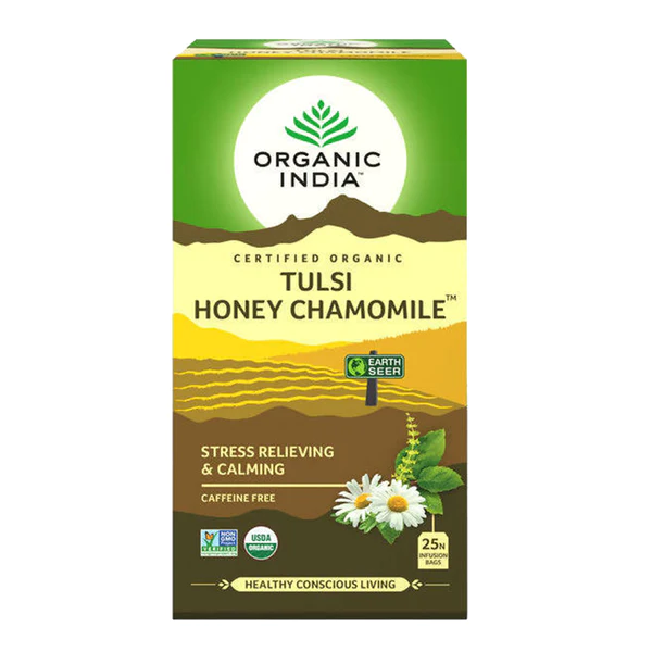 Organic India Tulsi Honey Chamomile tea