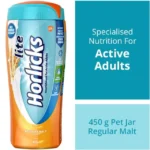 Horlicks Lite Health & Nutrition Drink - Regular Malt Flavour, 450 g Jar