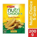 Britannia NutriChoice Hi-Fibre 5 Grain Digestive Biscuits 200 g