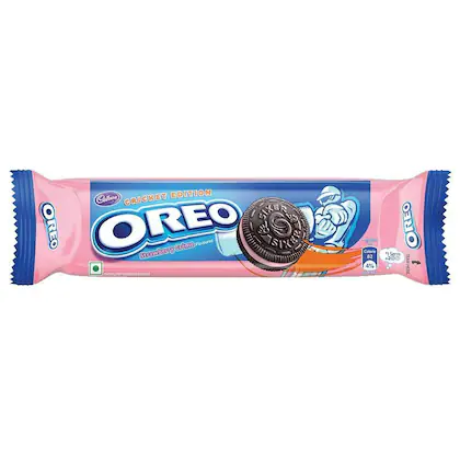 Cadbury Oreo Strawberry Creme Biscuits 113.75 g