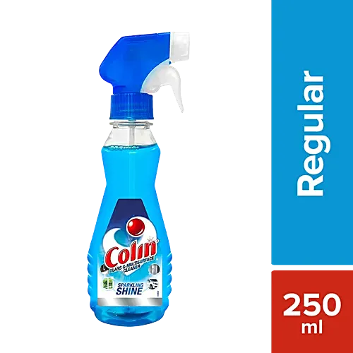 Colin Glass & Surface Cleaner Liquid Spray, Regular, 250 ml Bottle