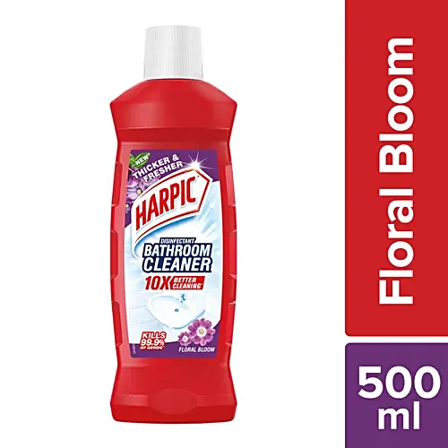 Harpic Disinfectant-Bathroom-Cleaner-Floral-Bloom500m