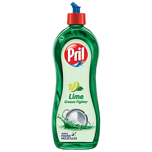 Pril Dishwash Liquid Gel - Lime, 500 ml Bottle