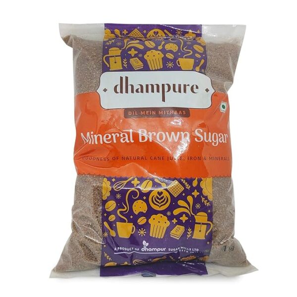 Dhampure Mineral Brown Sugar, 1 Kg