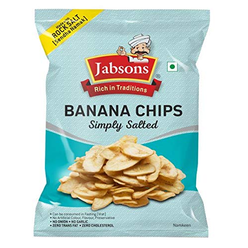 Jabsons banana chips simply salted 150g