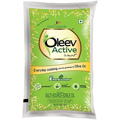 Oleev Active - Goodness Of Olive Oil, 1 L Pouch