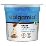 Epigamia Greek Yogurt - With Oats & Seed Mix, Chia, Amaranth & Flax Seeds, 85 g